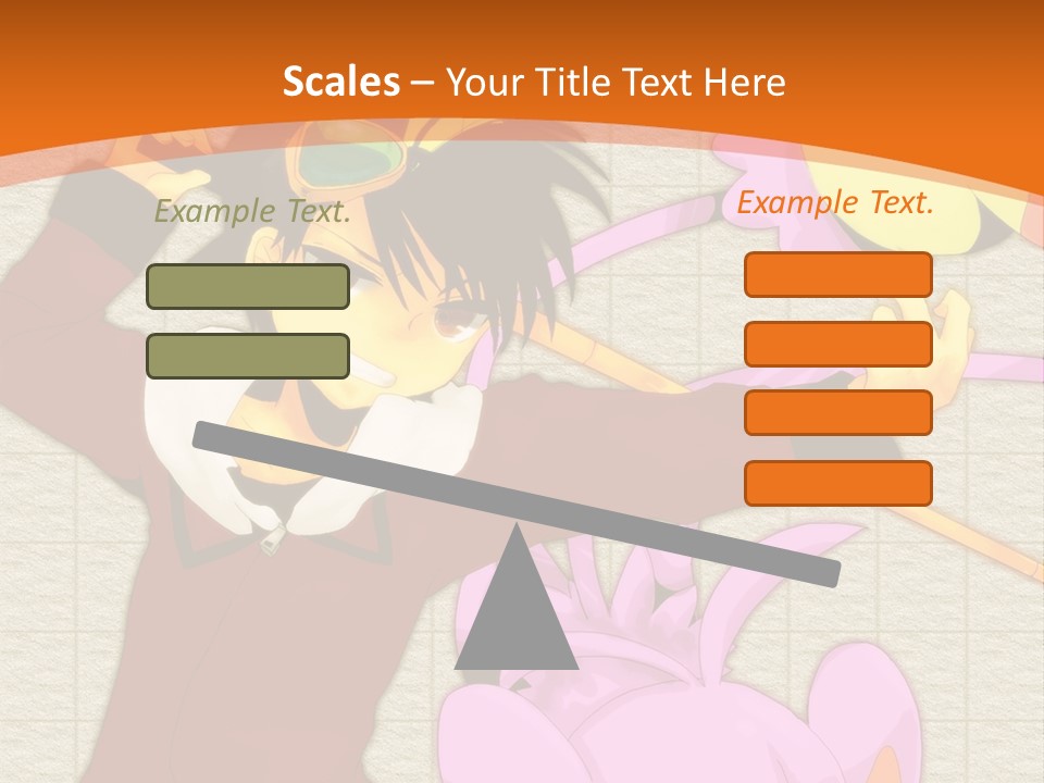 A Cartoon Character Is Holding A Toy In His Hand PowerPoint Template