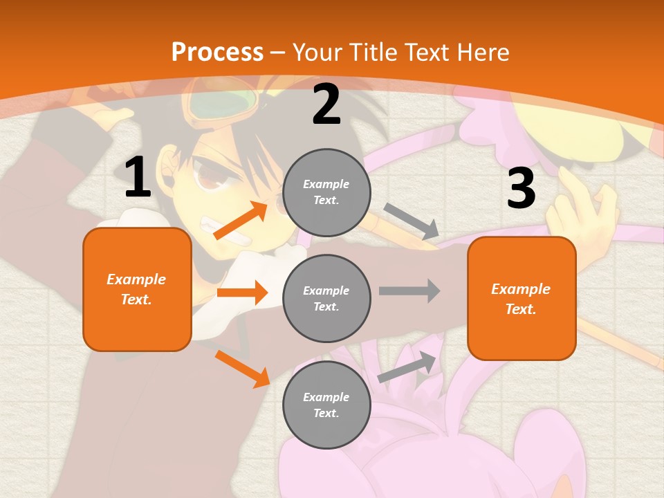 A Cartoon Character Is Holding A Toy In His Hand PowerPoint Template