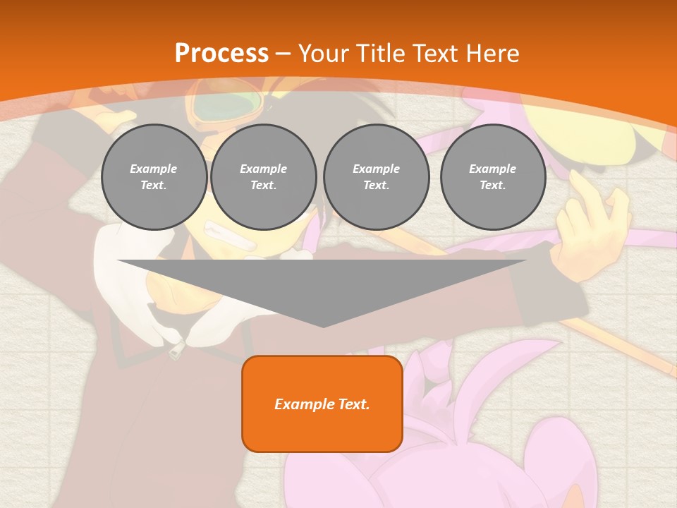 A Cartoon Character Is Holding A Toy In His Hand PowerPoint Template