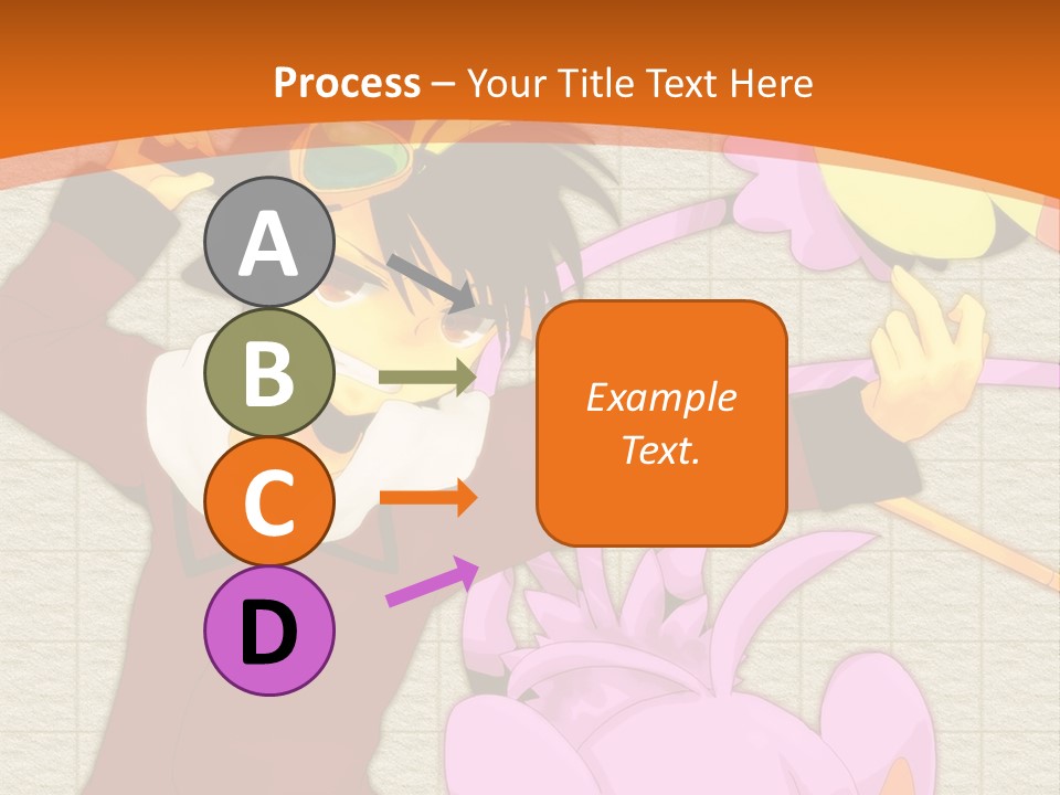 A Cartoon Character Is Holding A Toy In His Hand PowerPoint Template