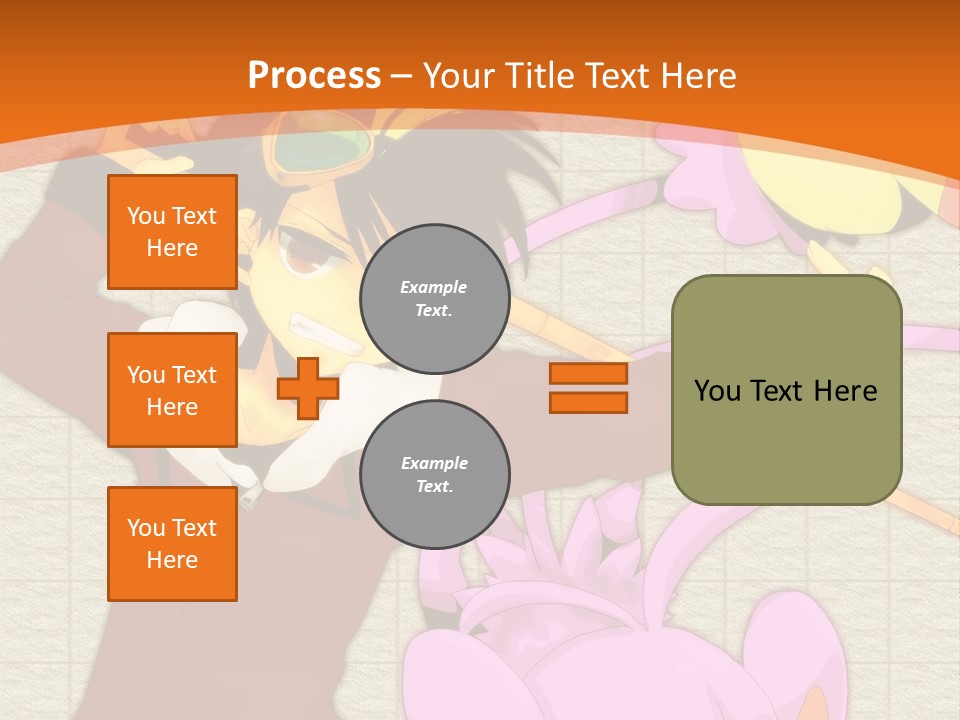 A Cartoon Character Is Holding A Toy In His Hand PowerPoint Template