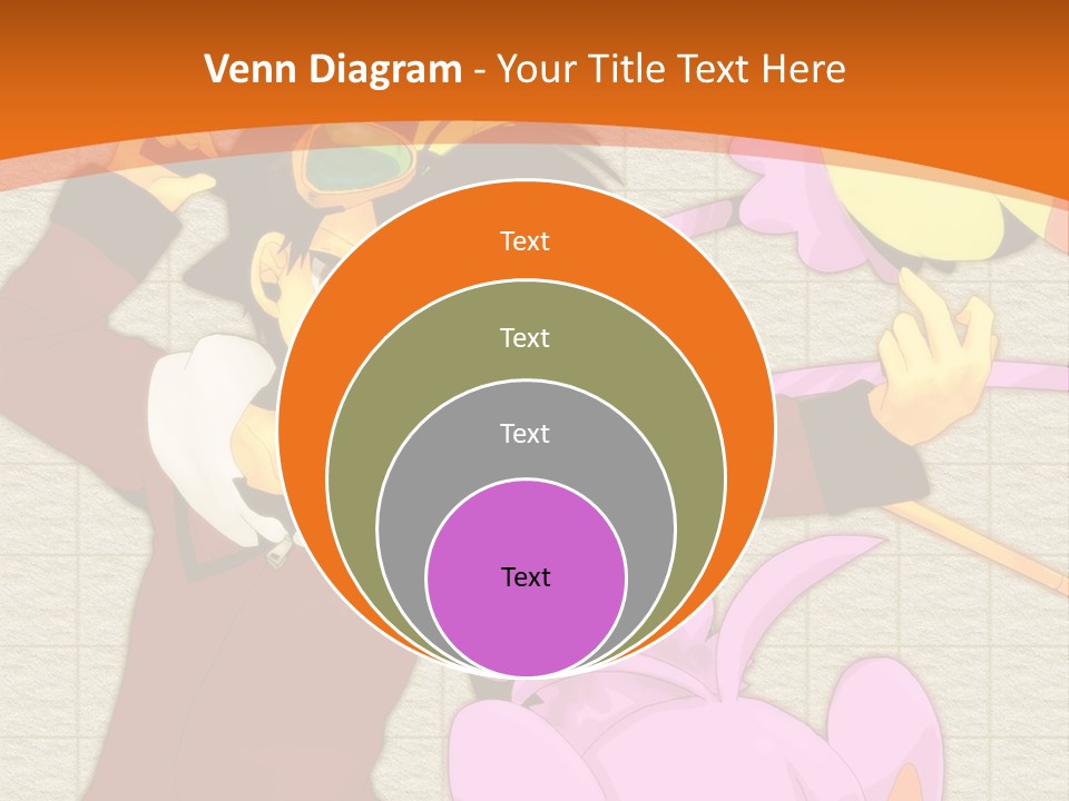 A Cartoon Character Is Holding A Toy In His Hand PowerPoint Template