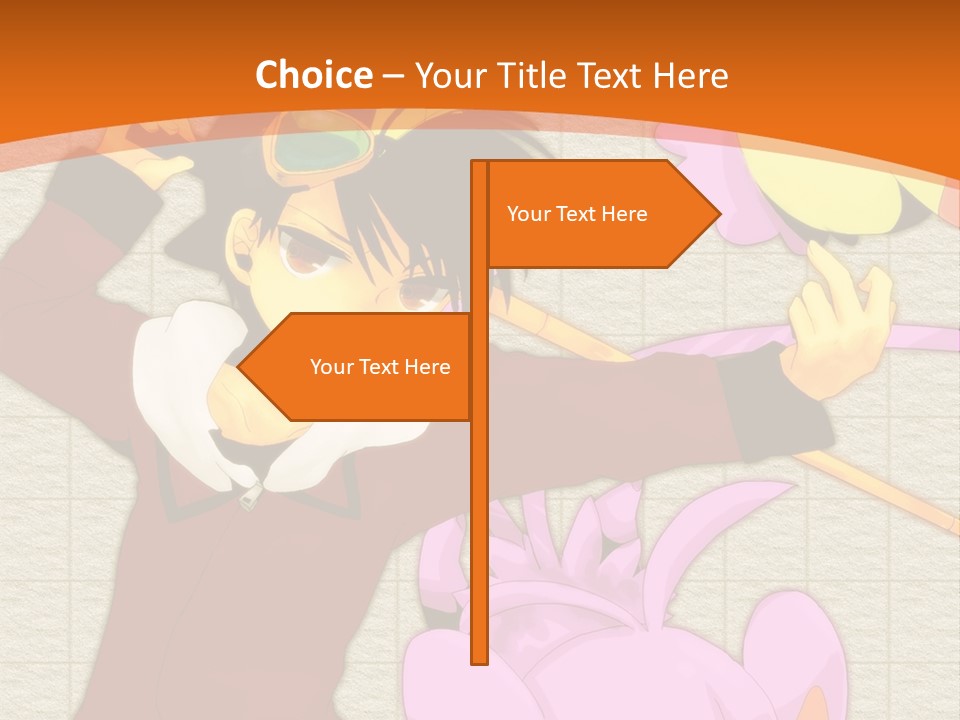 A Cartoon Character Is Holding A Toy In His Hand PowerPoint Template