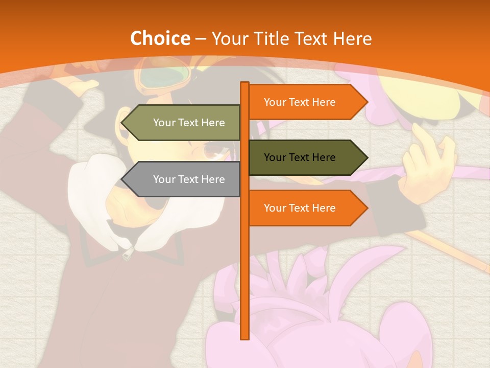A Cartoon Character Is Holding A Toy In His Hand PowerPoint Template