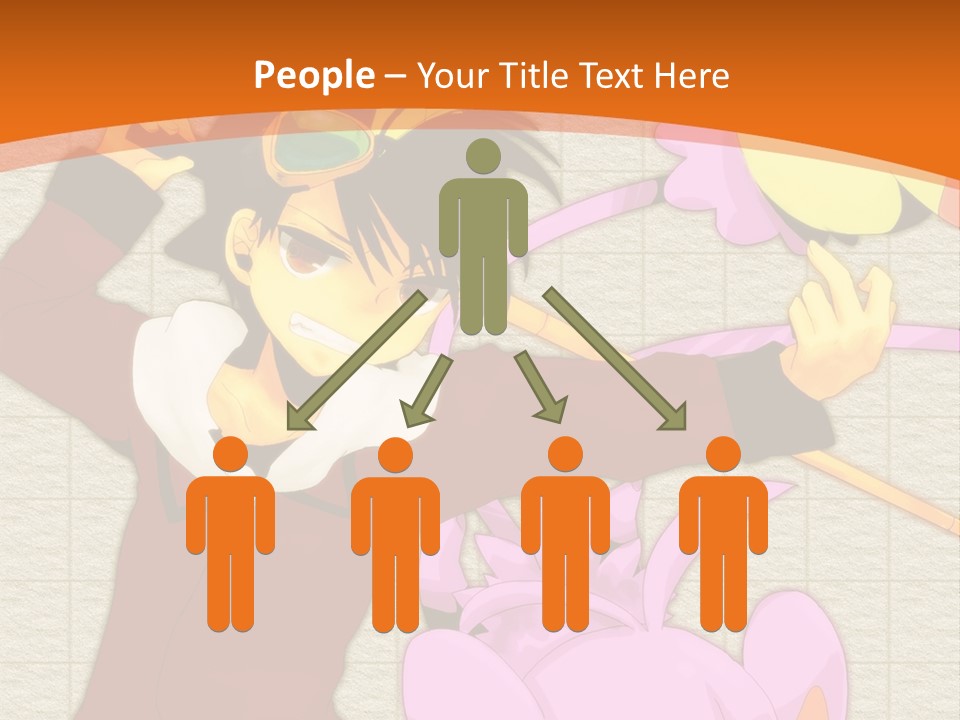 A Cartoon Character Is Holding A Toy In His Hand PowerPoint Template