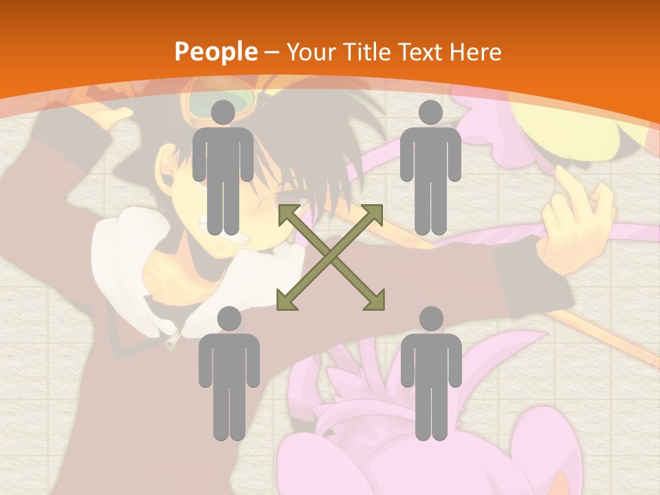 A Cartoon Character Is Holding A Toy In His Hand PowerPoint Template