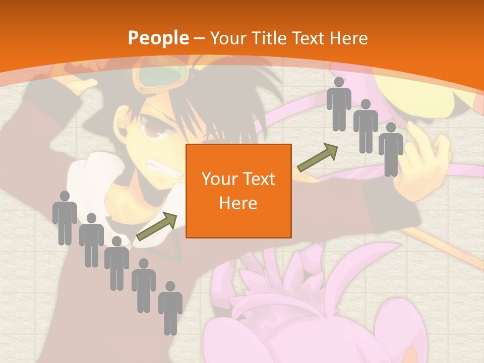 A Cartoon Character Is Holding A Toy In His Hand PowerPoint Template