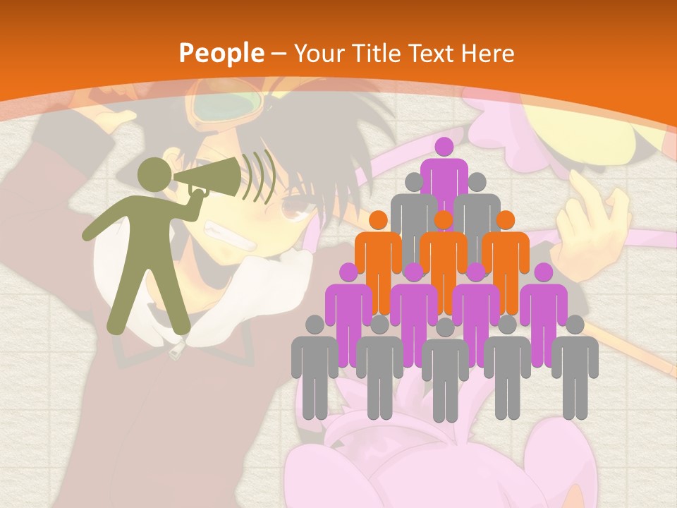 A Cartoon Character Is Holding A Toy In His Hand PowerPoint Template