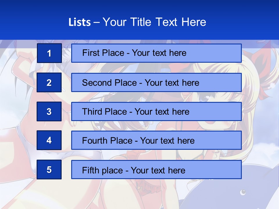 A Girl And A Boy In The Water With A Sky Background PowerPoint Template