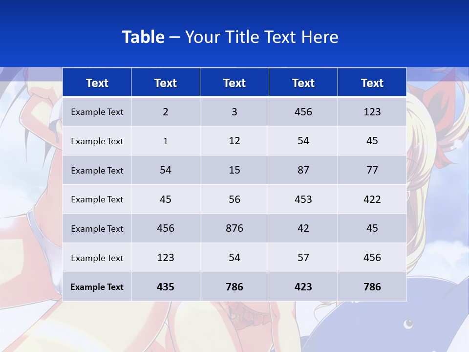 A Girl And A Boy In The Water With A Sky Background PowerPoint Template