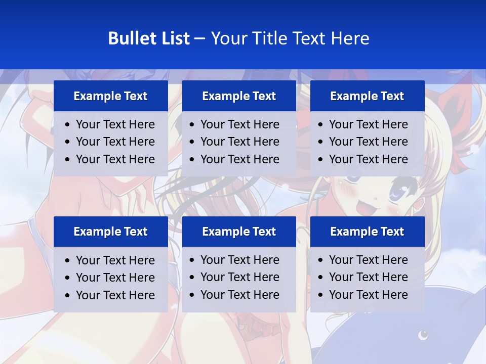 A Girl And A Boy In The Water With A Sky Background PowerPoint Template