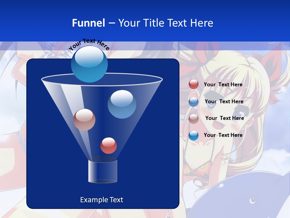 A Girl And A Boy In The Water With A Sky Background PowerPoint Template