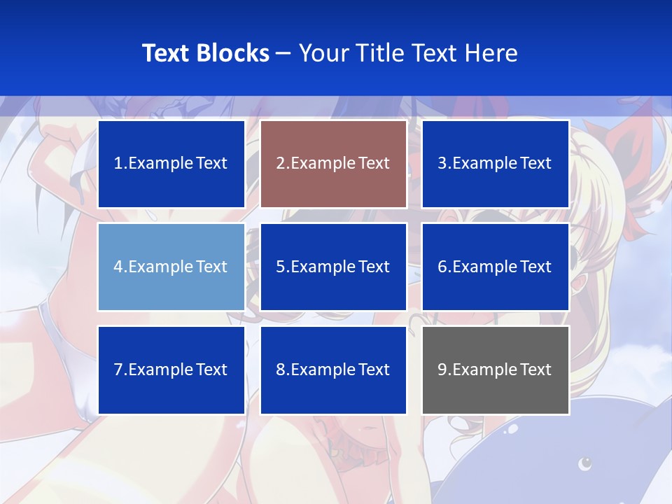 A Girl And A Boy In The Water With A Sky Background PowerPoint Template