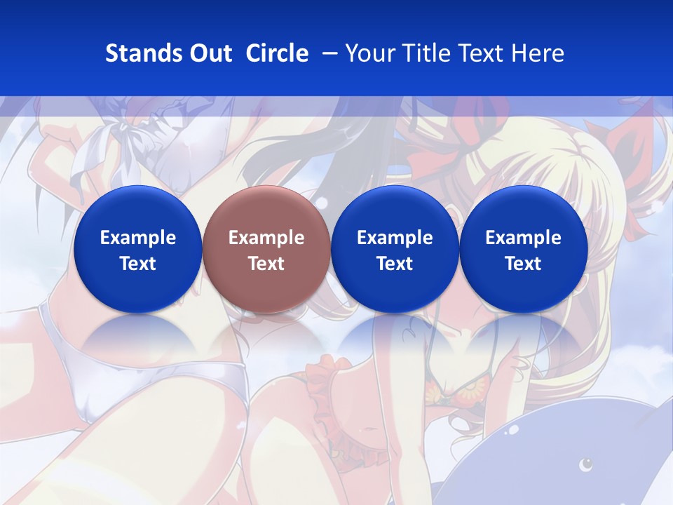 A Girl And A Boy In The Water With A Sky Background PowerPoint Template