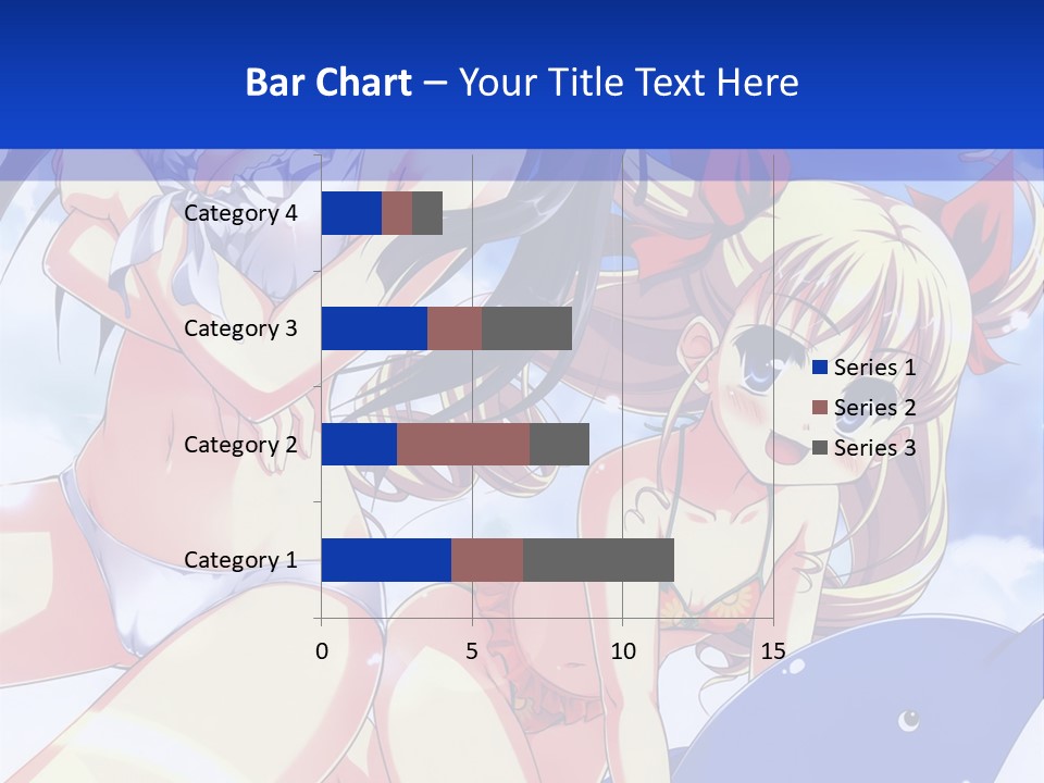 A Girl And A Boy In The Water With A Sky Background PowerPoint Template