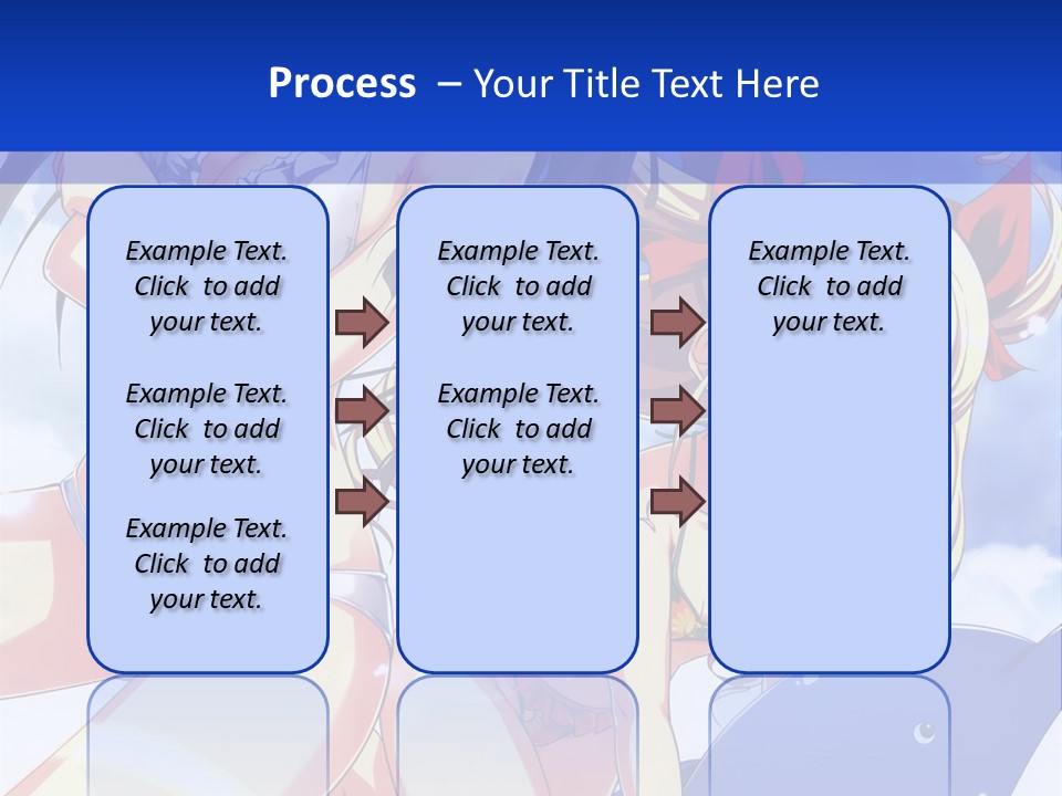 A Girl And A Boy In The Water With A Sky Background PowerPoint Template