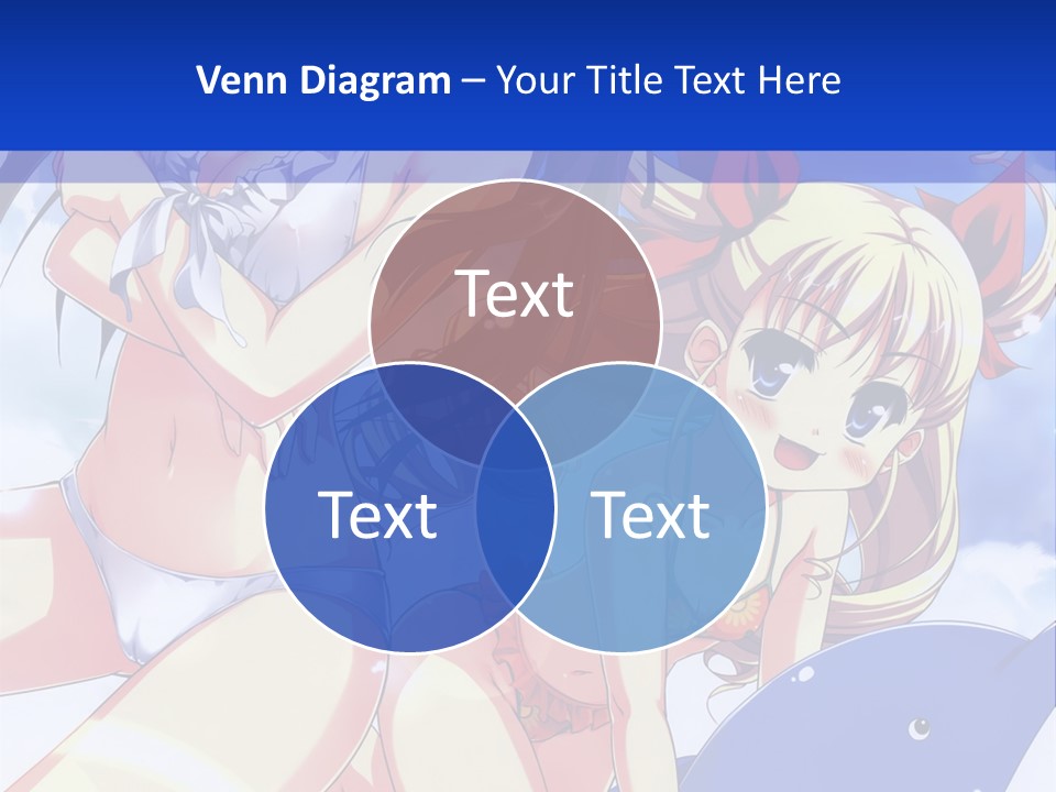 A Girl And A Boy In The Water With A Sky Background PowerPoint Template