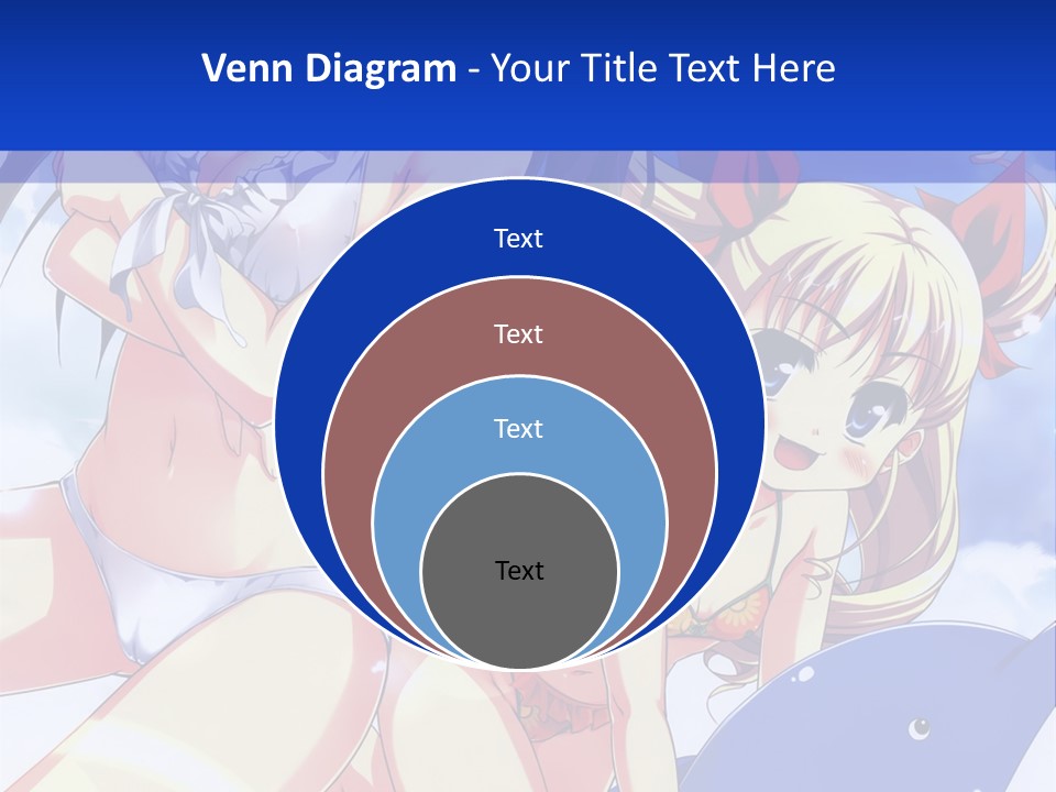 A Girl And A Boy In The Water With A Sky Background PowerPoint Template