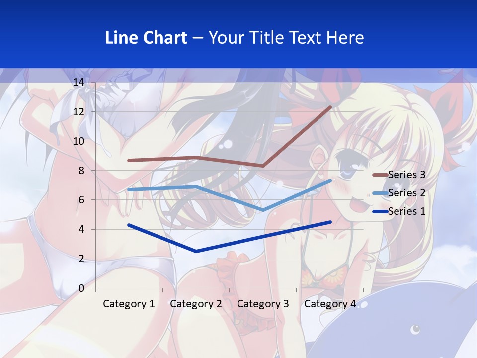 A Girl And A Boy In The Water With A Sky Background PowerPoint Template