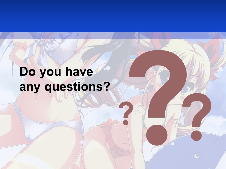 A Girl And A Boy In The Water With A Sky Background PowerPoint Template