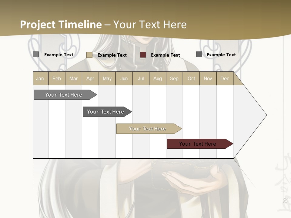 A Man In A Priest Outfit Holding A Cross Powerpoint Presentation PowerPoint Template