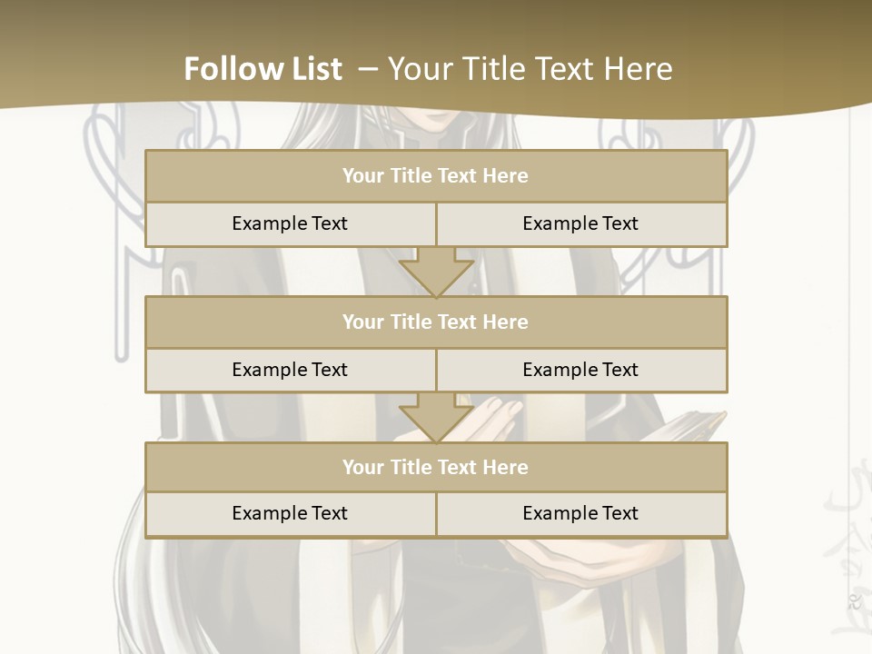 A Man In A Priest Outfit Holding A Cross Powerpoint Presentation PowerPoint Template
