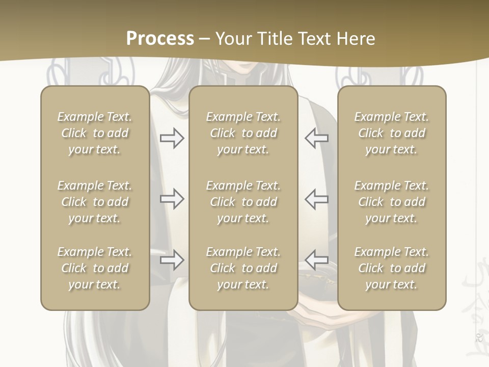 A Man In A Priest Outfit Holding A Cross Powerpoint Presentation PowerPoint Template