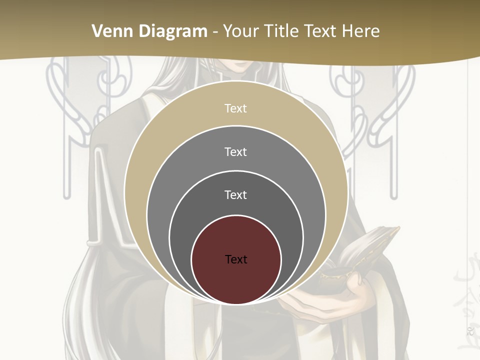 A Man In A Priest Outfit Holding A Cross Powerpoint Presentation PowerPoint Template