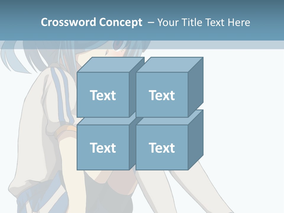 A Girl Sitting On The Ground With Her Legs Crossed PowerPoint Template