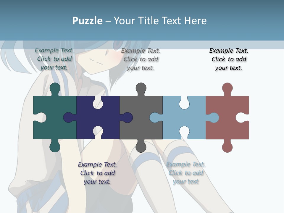 A Girl Sitting On The Ground With Her Legs Crossed PowerPoint Template