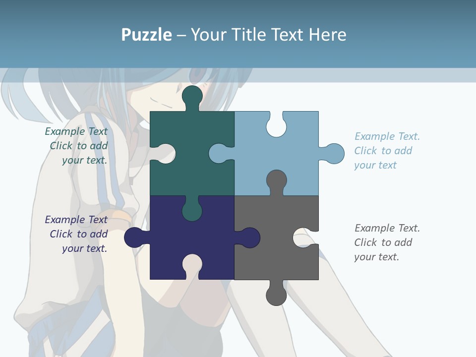 A Girl Sitting On The Ground With Her Legs Crossed PowerPoint Template