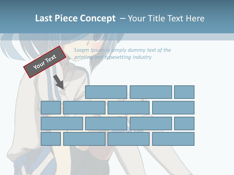 A Girl Sitting On The Ground With Her Legs Crossed PowerPoint Template