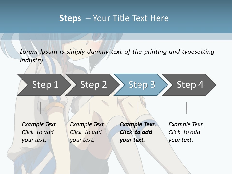 A Girl Sitting On The Ground With Her Legs Crossed PowerPoint Template