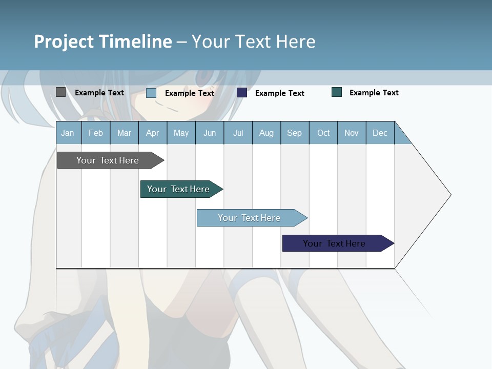 A Girl Sitting On The Ground With Her Legs Crossed PowerPoint Template