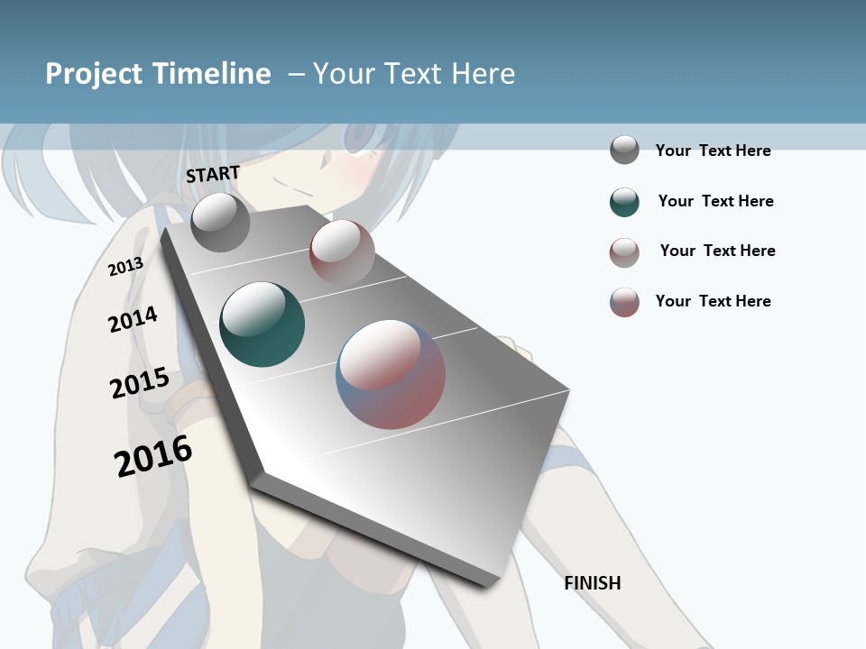 A Girl Sitting On The Ground With Her Legs Crossed PowerPoint Template