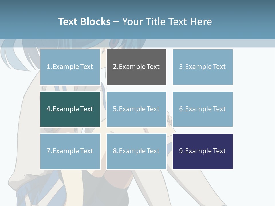 A Girl Sitting On The Ground With Her Legs Crossed PowerPoint Template