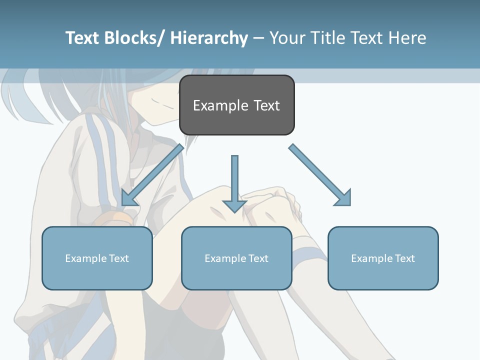 A Girl Sitting On The Ground With Her Legs Crossed PowerPoint Template