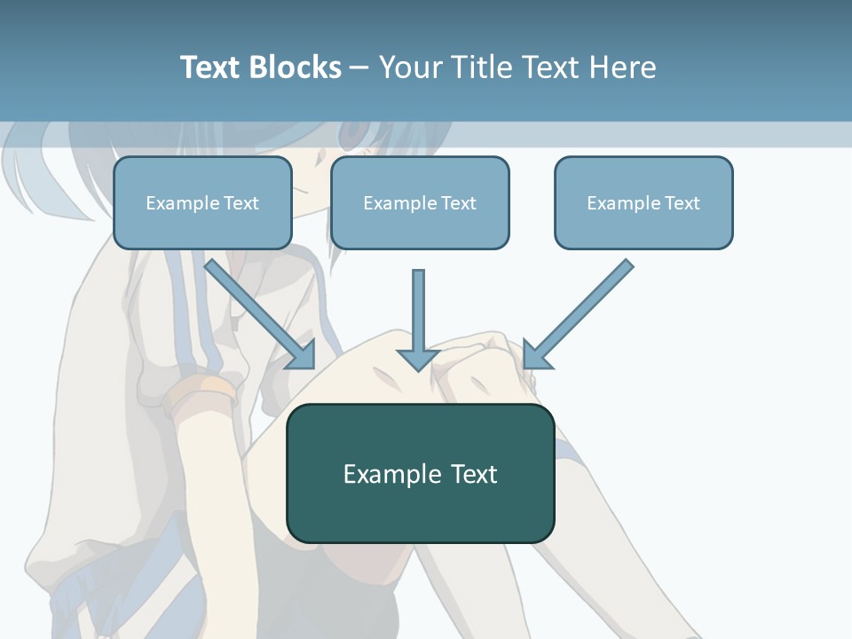 A Girl Sitting On The Ground With Her Legs Crossed PowerPoint Template