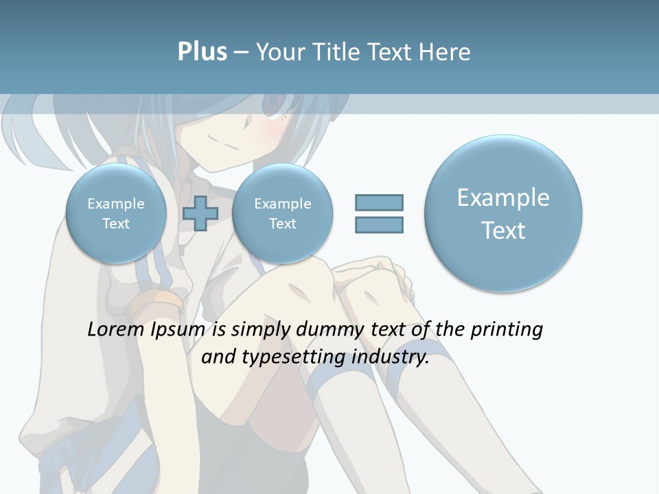 A Girl Sitting On The Ground With Her Legs Crossed PowerPoint Template