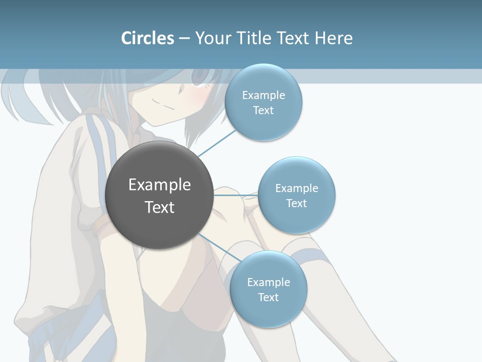 A Girl Sitting On The Ground With Her Legs Crossed PowerPoint Template