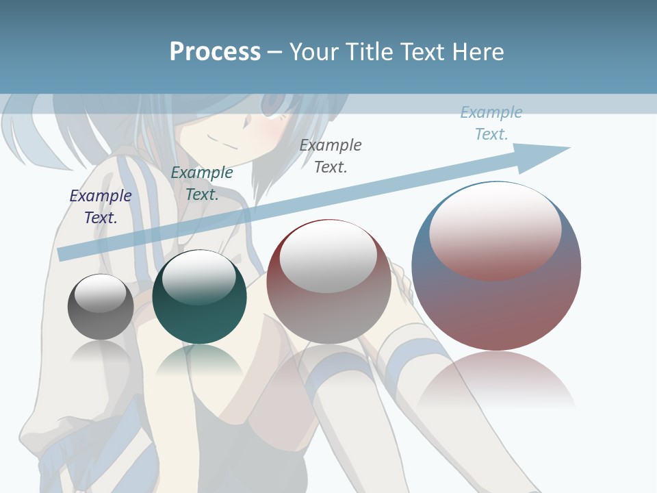 A Girl Sitting On The Ground With Her Legs Crossed PowerPoint Template