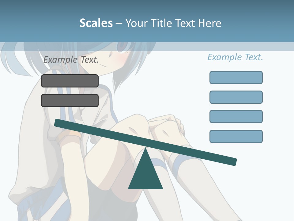 A Girl Sitting On The Ground With Her Legs Crossed PowerPoint Template