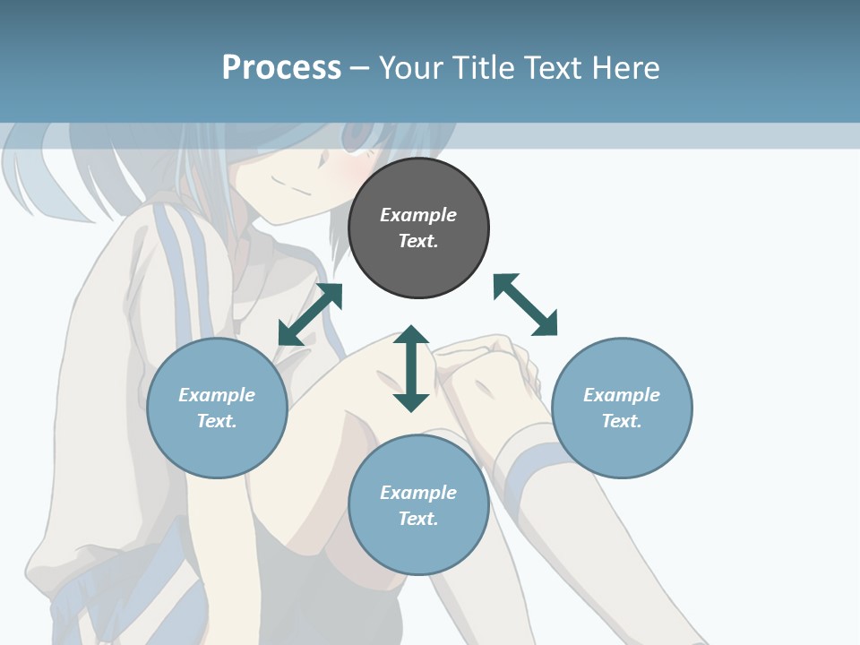 A Girl Sitting On The Ground With Her Legs Crossed PowerPoint Template