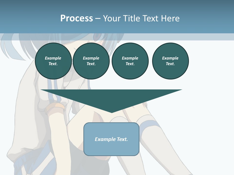 A Girl Sitting On The Ground With Her Legs Crossed PowerPoint Template