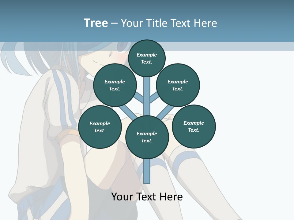 A Girl Sitting On The Ground With Her Legs Crossed PowerPoint Template