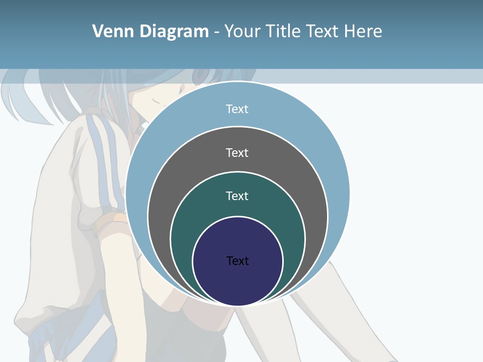 A Girl Sitting On The Ground With Her Legs Crossed PowerPoint Template