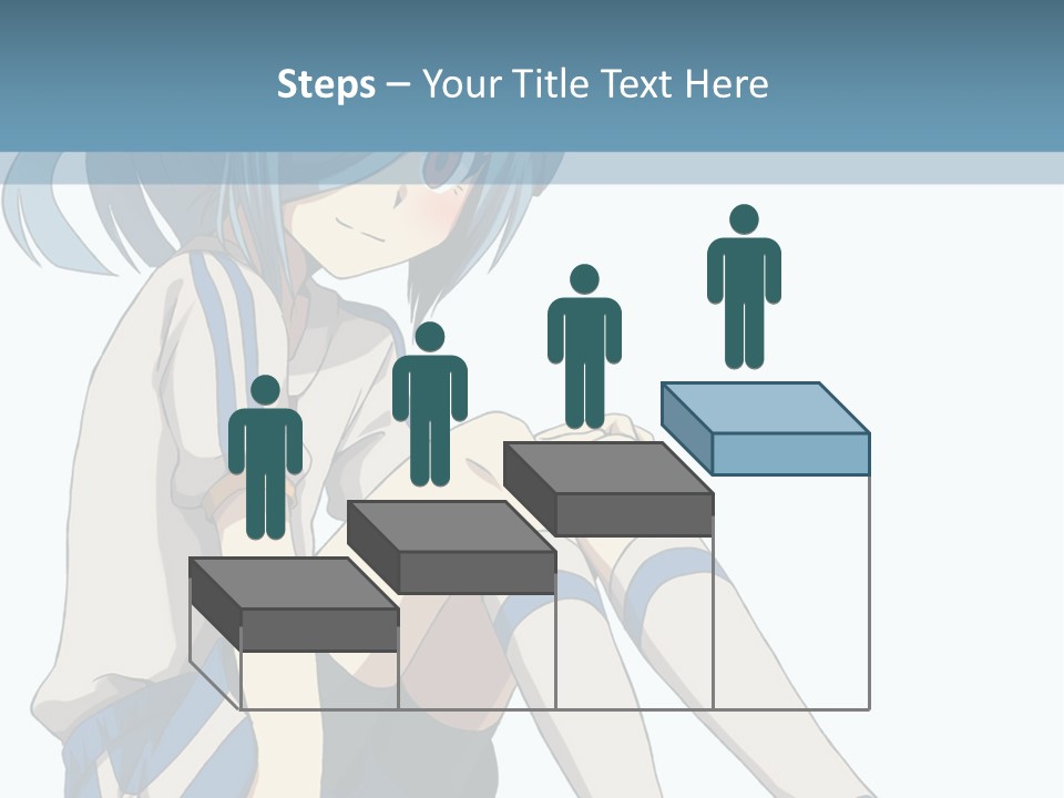 A Girl Sitting On The Ground With Her Legs Crossed PowerPoint Template