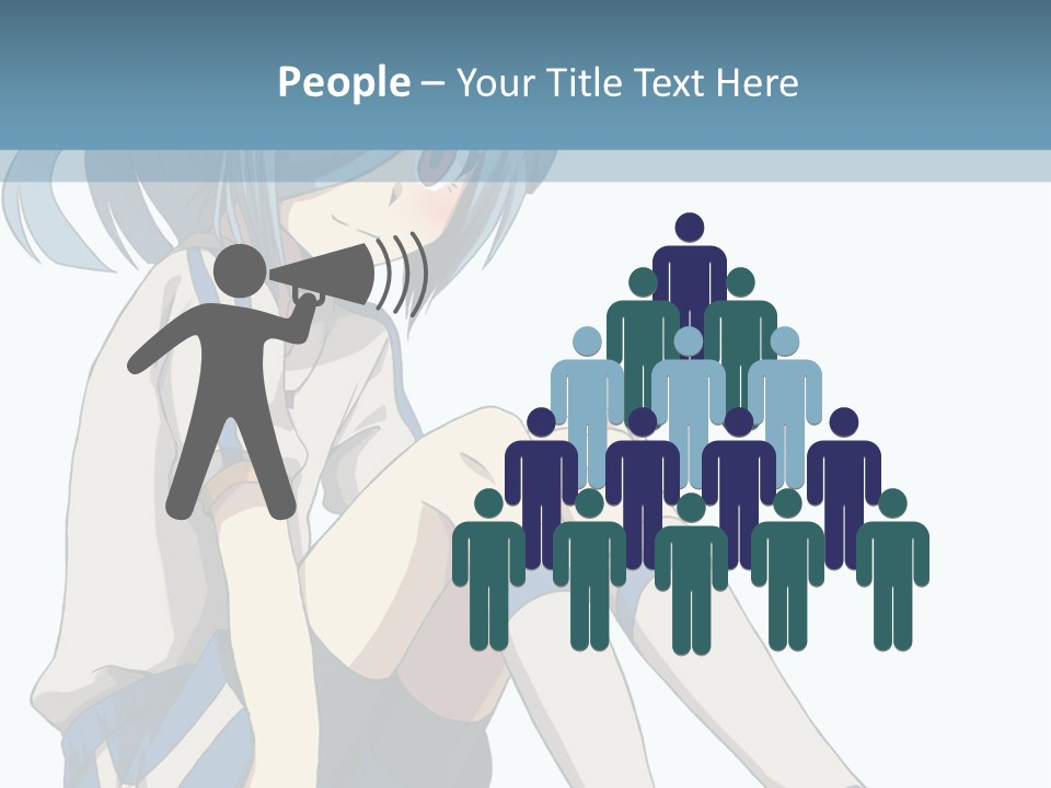 A Girl Sitting On The Ground With Her Legs Crossed PowerPoint Template