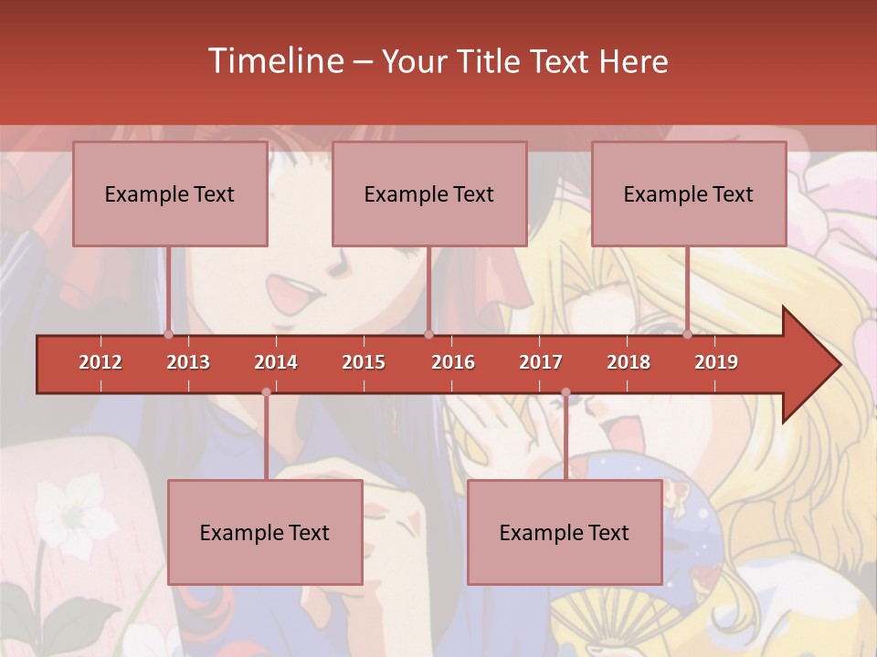 A Couple Of Anime Characters Standing Next To Each Other PowerPoint Template