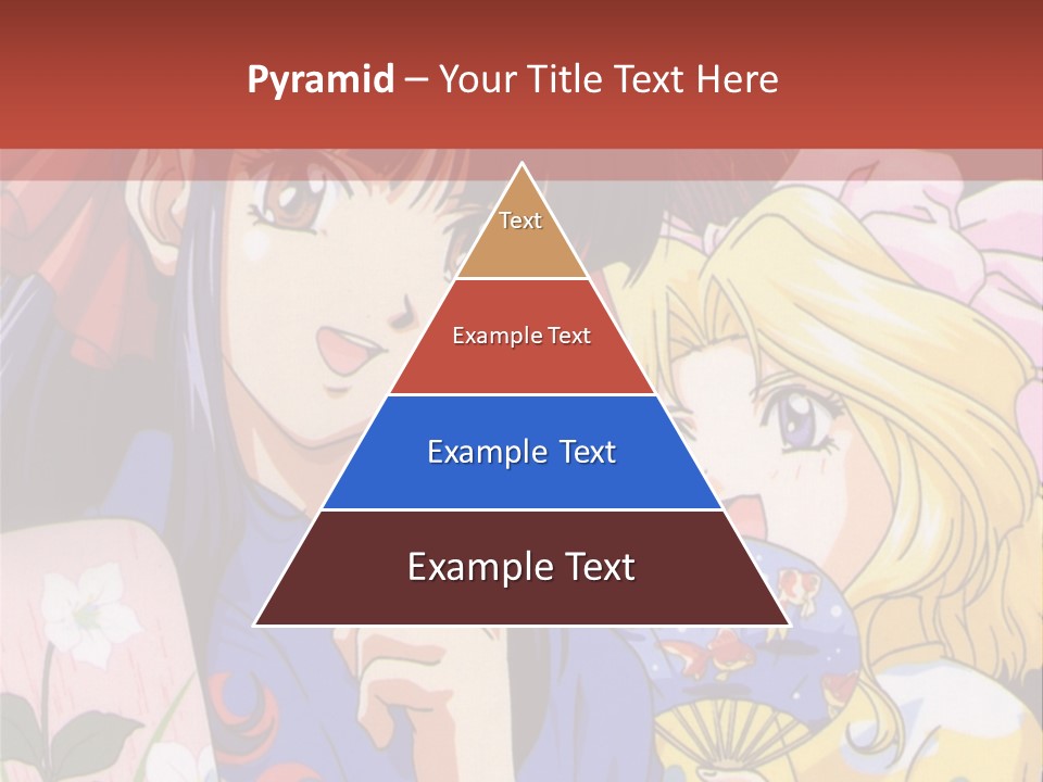 A Couple Of Anime Characters Standing Next To Each Other PowerPoint Template